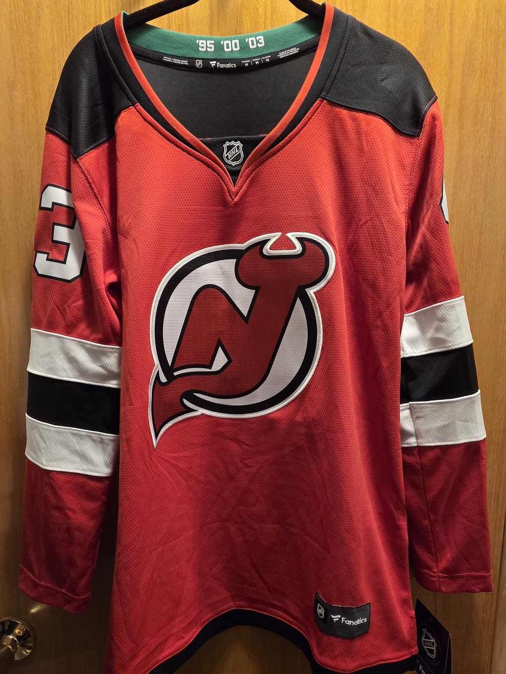 Fanatics New Jersey Devils Hughes #43 Hockey Jersey